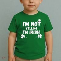 I'm Not Yelling I'm Irish Funny Sayings Toddler T-Shirt thumb 2
