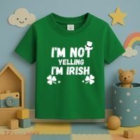 I'm Not Yelling I'm Irish Funny Sayings Toddler T-Shirt thumb 3
