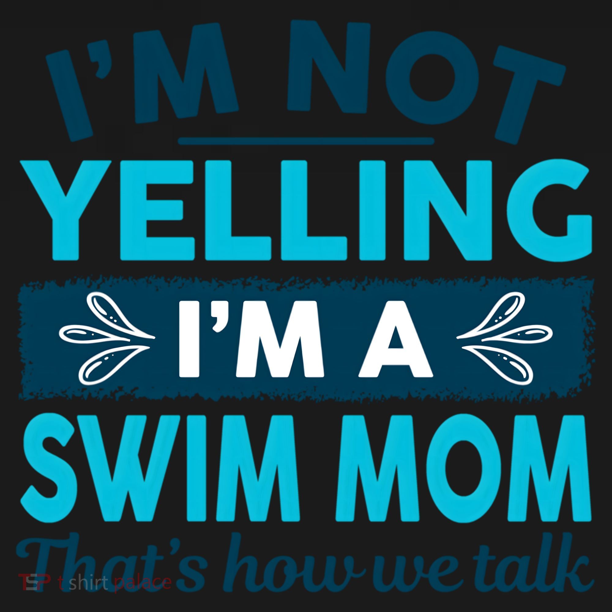 I'm Not Yelling I'm A Swim Mom Funny Swimmer Mother Swimming Gift Women's Hoodie