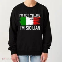 IM Not Yelling IM Sicilian Women's Sweatshirt thumb 0