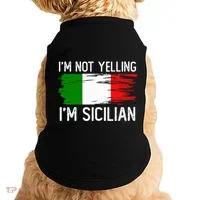 IM Not Yelling IM Sicilian Doggie Tank thumb 0