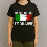 IM Not Yelling IM Sicilian T-Shirt thumb 4