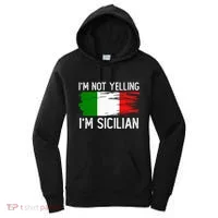IM Not Yelling IM Sicilian Women's Hoodie thumb 0