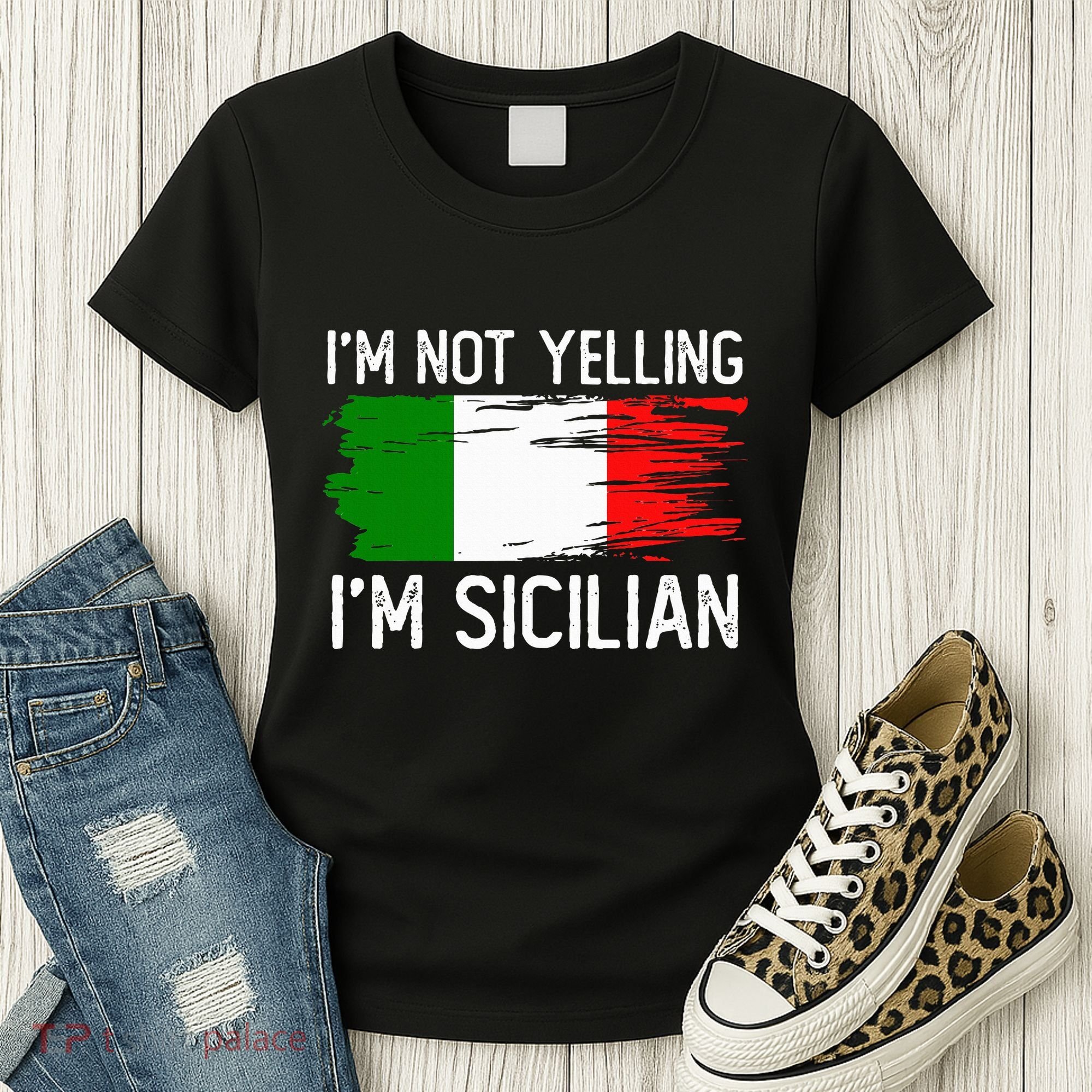 IM Not Yelling IM Sicilian Women's T-Shirt
