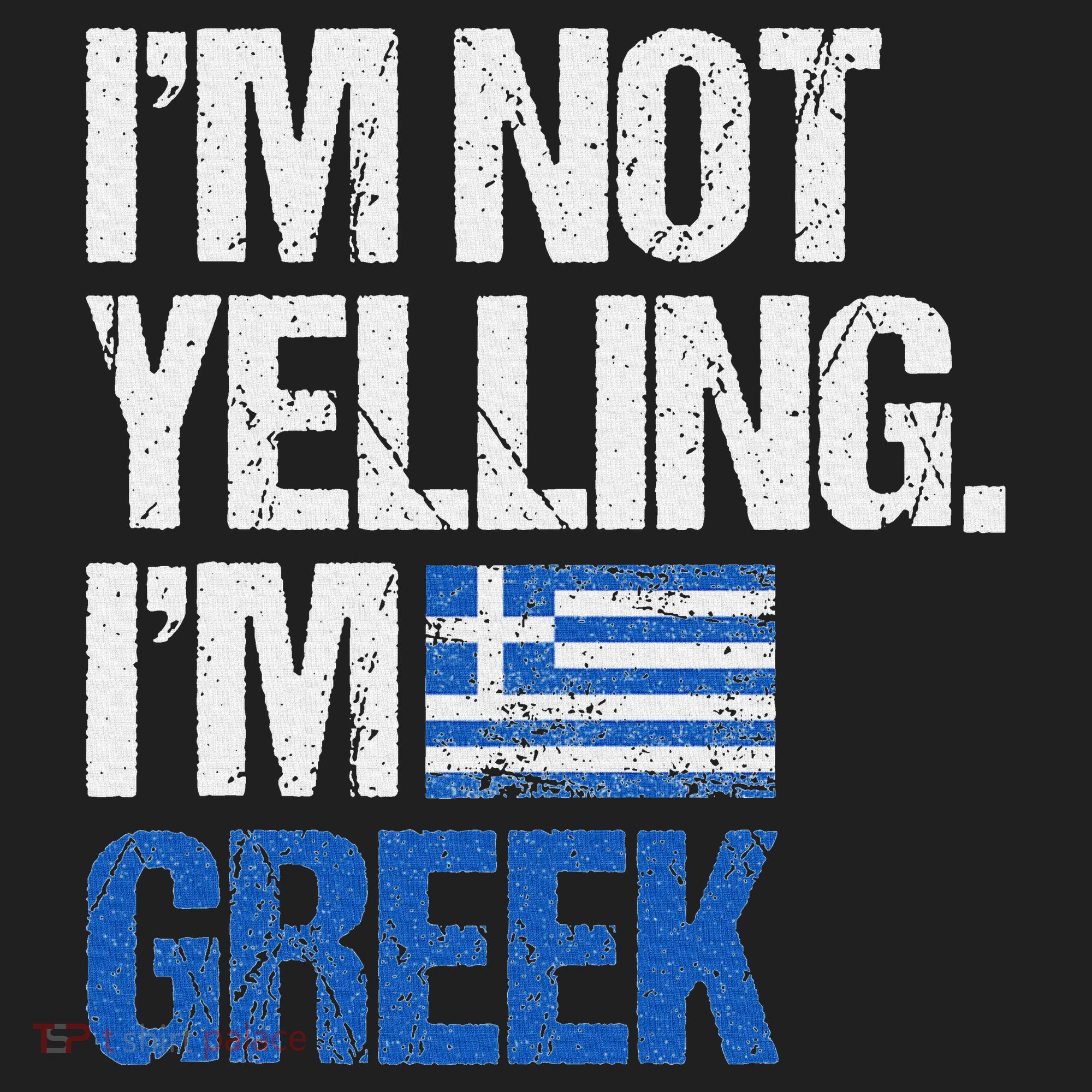 IM Not Yelling Im Greek Beanie