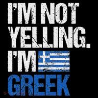 IM Not Yelling Im Greek Women's Hoodie thumb 2