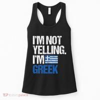 IM Not Yelling Im Greek Women's Tank Top thumb 0