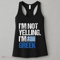 IM Not Yelling Im Greek Women's Tank Top thumb 3