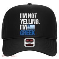 IM Not Yelling Im Greek Hat thumb 0