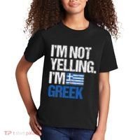 IM Not Yelling Im Greek Kids T-Shirt thumb 2