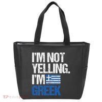 IM Not Yelling Im Greek Tote Bag thumb 0