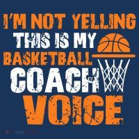IM Not Yelling This Is My Basketball Coach Voice Women's Hoodie thumb 2
