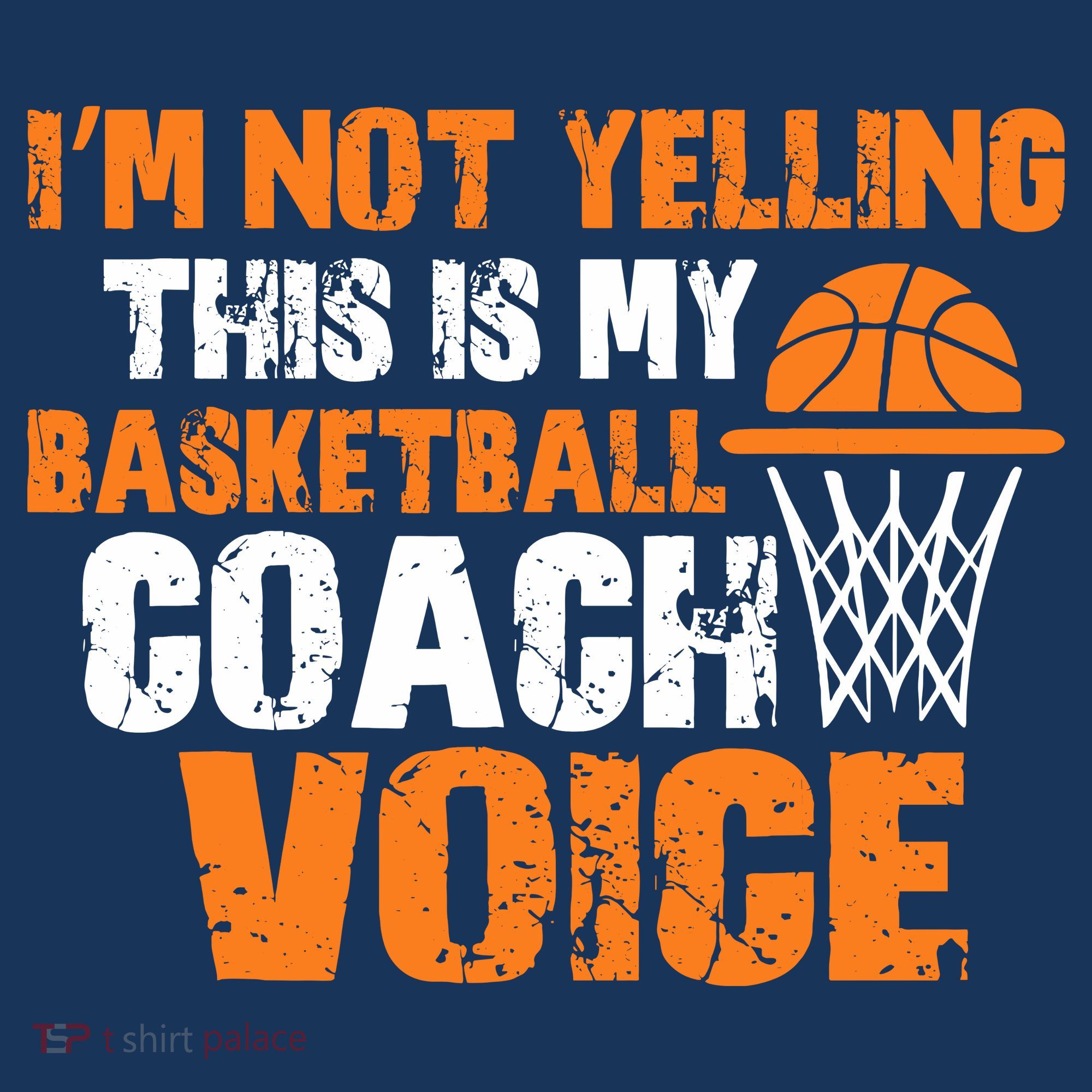 IM Not Yelling This Is My Basketball Coach Voice Women's Hoodie