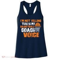 IM Not Yelling This Is My Basketball Coach Voice Women's Tank Top thumb 0