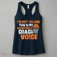 IM Not Yelling This Is My Basketball Coach Voice Women's Tank Top thumb 3
