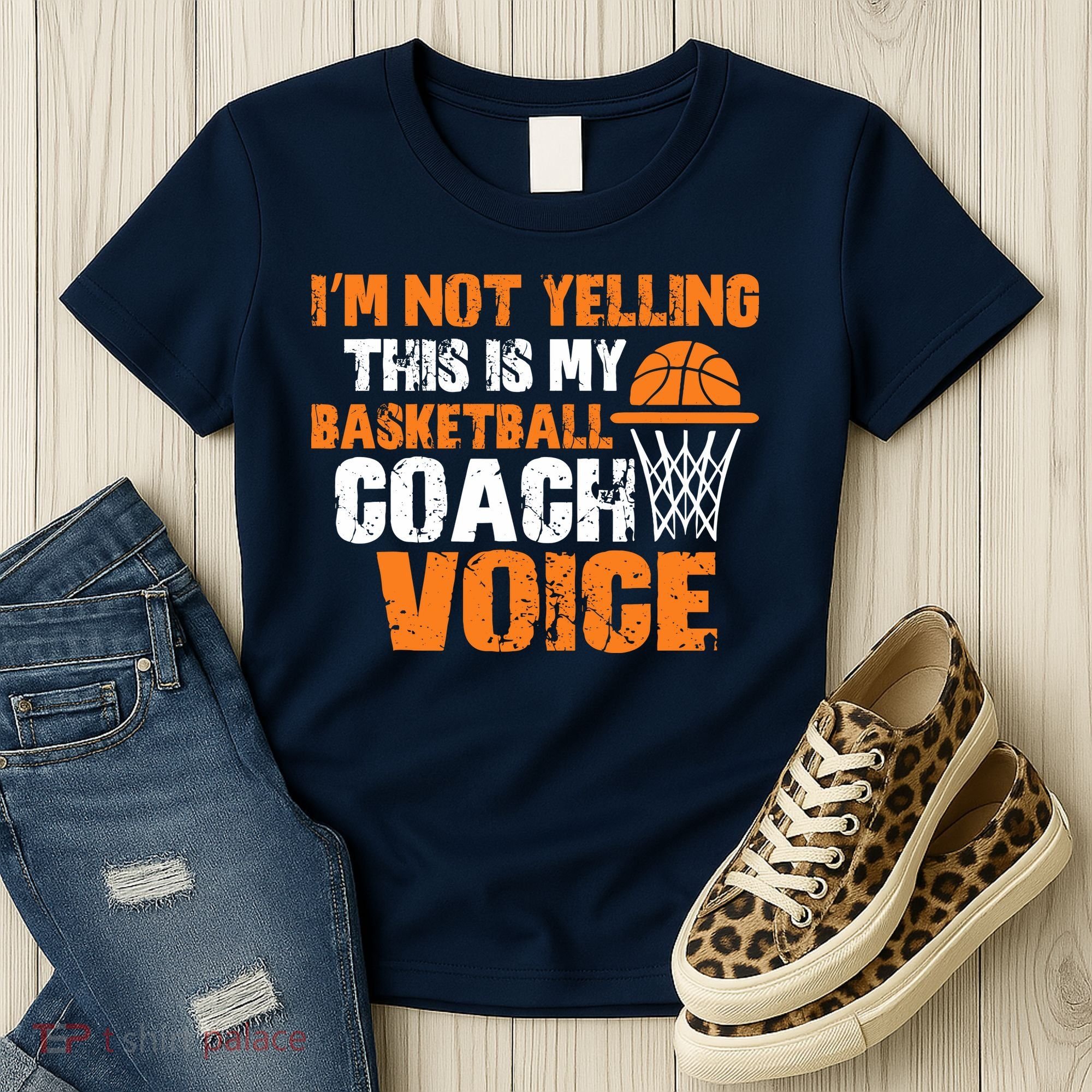IM Not Yelling This Is My Basketball Coach Voice Women's T-Shirt