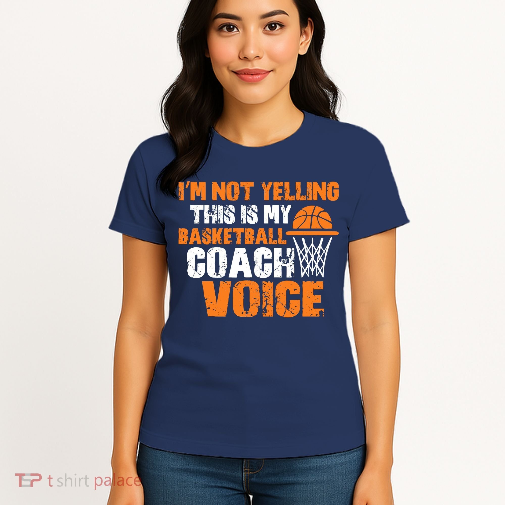 IM Not Yelling This Is My Basketball Coach Voice Women's T-Shirt