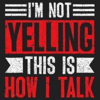 IM Not Yelling This Is How I Talk Beanie thumb 2