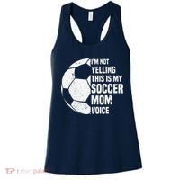 IM Not Yelling This Is My Soccer Mom Voice Funny Soccer Mom Women's Tank Top thumb 0