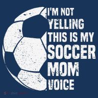 IM Not Yelling This Is My Soccer Mom Voice Funny Soccer Mom Women's Tank Top thumb 5