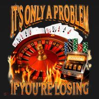 ItS Only A Problem If YouRe Losing Funny Gambling 90s Meme Doggie Tank thumb 4