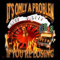 ItS Only A Problem If YouRe Losing Funny Gambling 90s Meme Ornament thumb 1