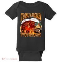 ItS Only A Problem If YouRe Losing Funny Gambling 90s Meme Baby Bodysuit thumb 0