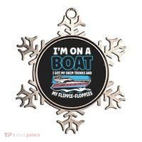 Im On A Boat I Got My Swim Trunks And My Floppies Ornament thumb 0