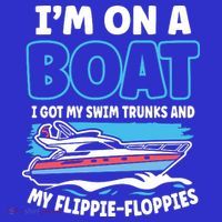 Im On A Boat I Got My Swim Trunks And My Floppies Mousepad thumb 1