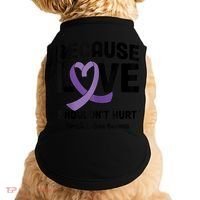 In October Awareness Domestic Violence Awareness Purple Doggie Tank thumb 0