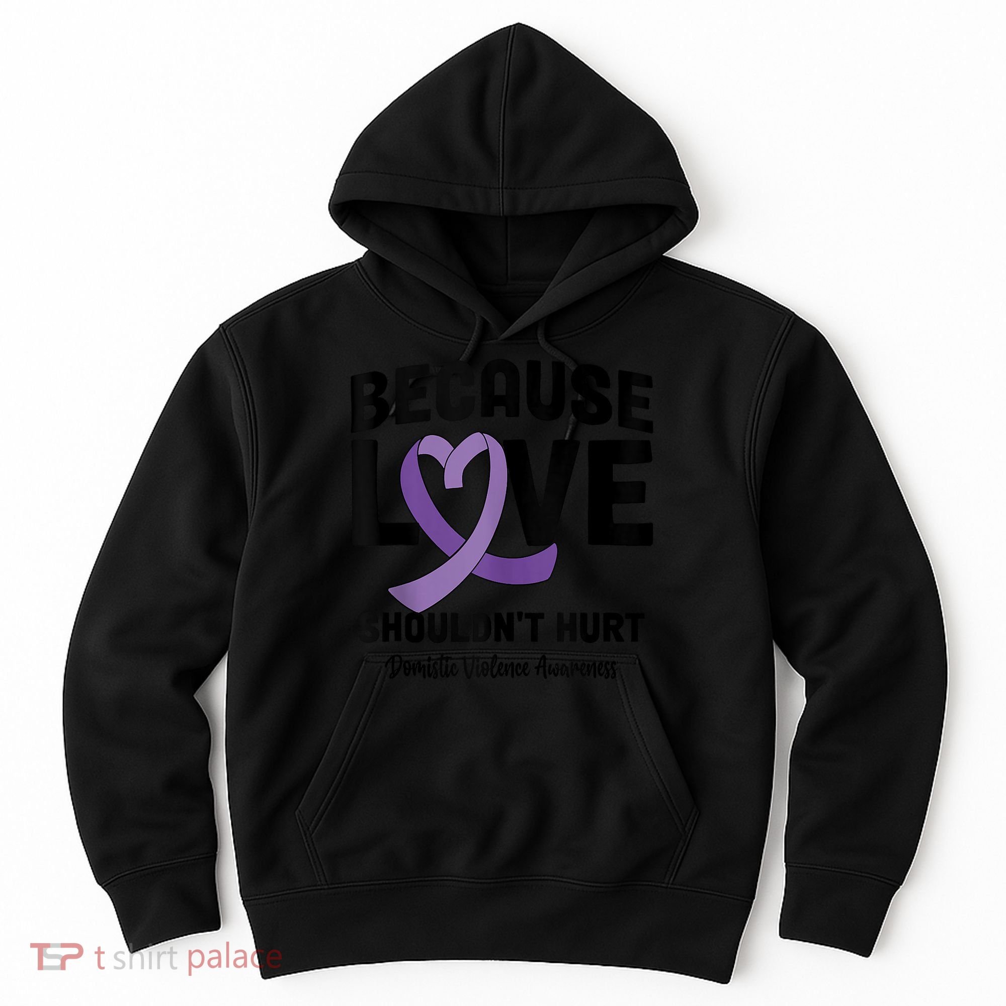 In October Awareness Domestic Violence Awareness Purple Hoodie