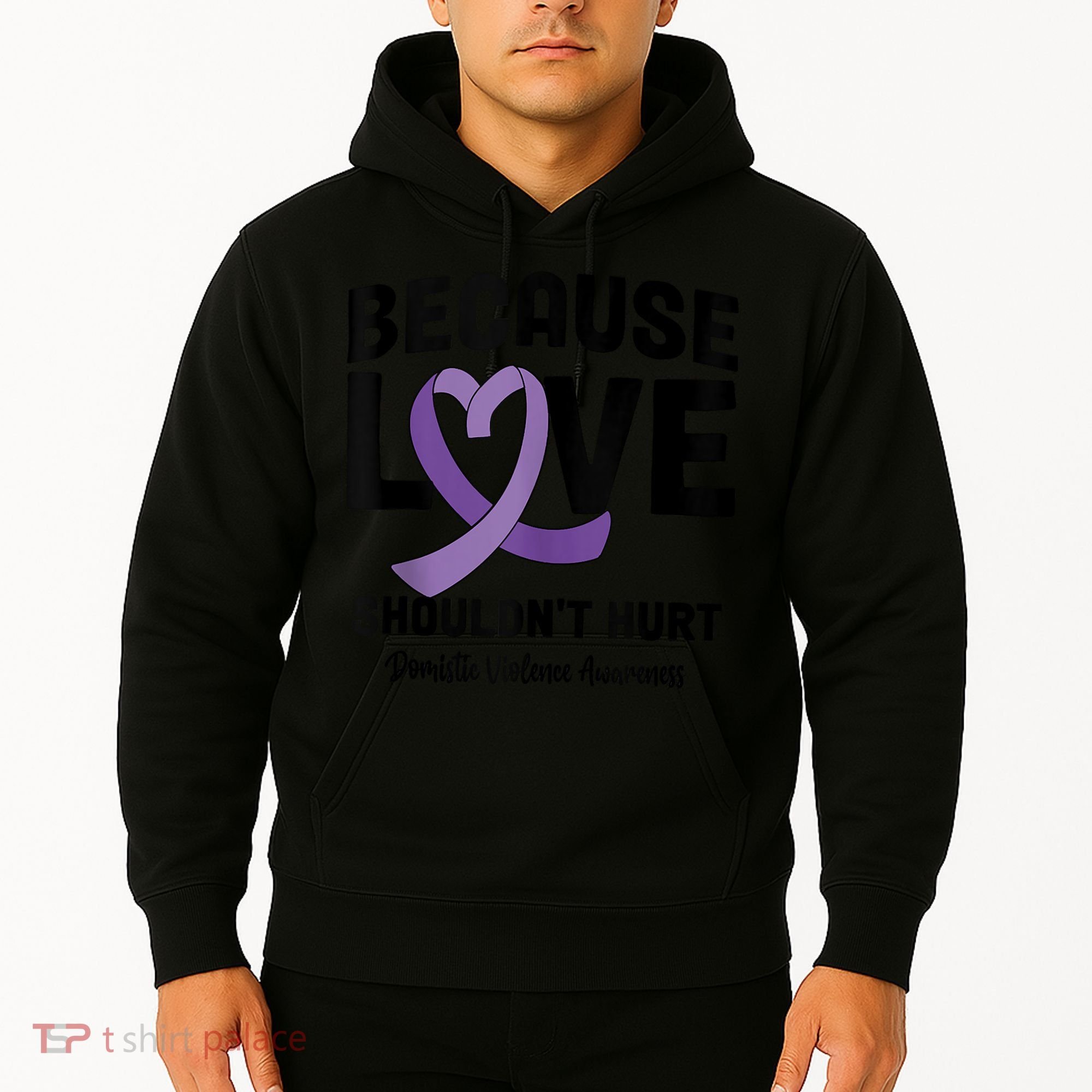 In October Awareness Domestic Violence Awareness Purple Hoodie