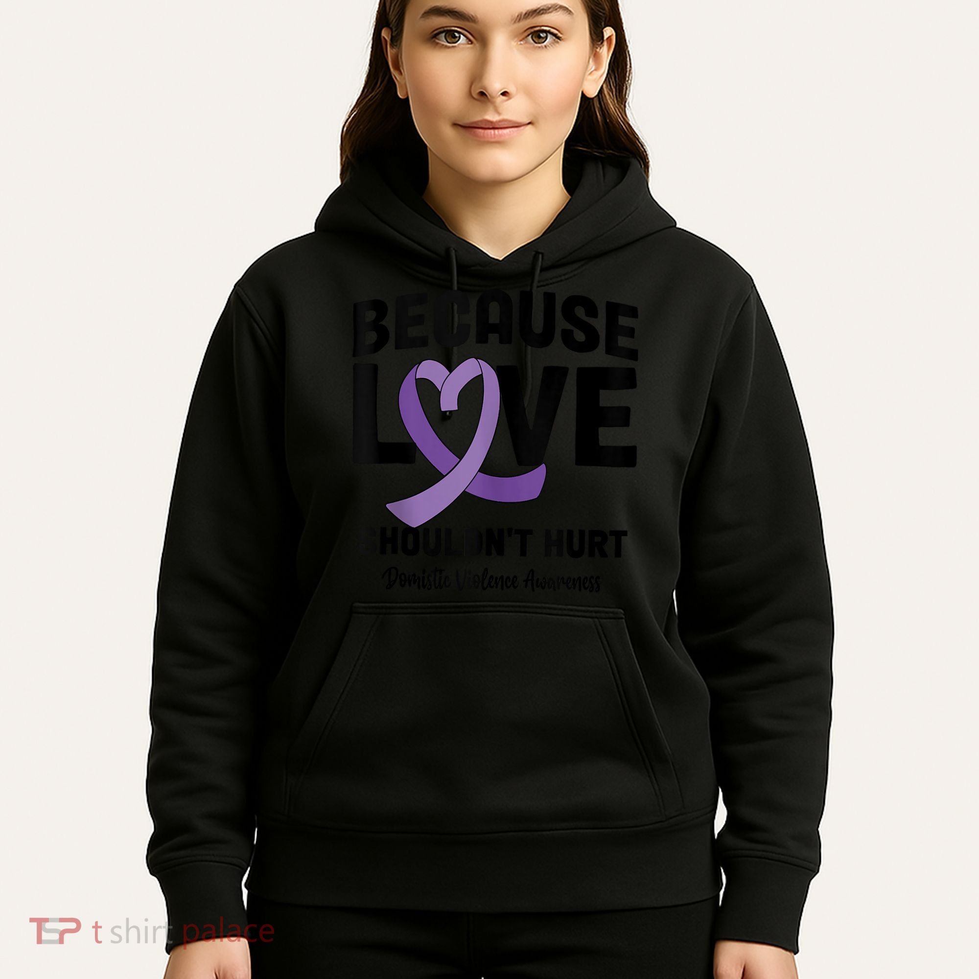 In October Awareness Domestic Violence Awareness Purple Hoodie