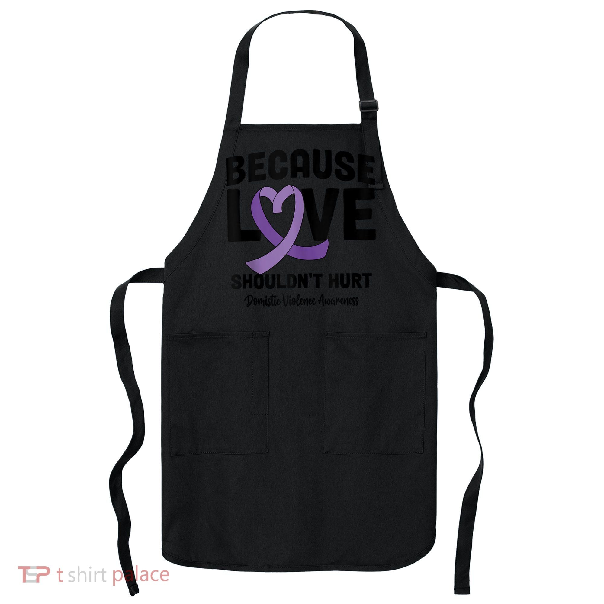 In October Awareness Domestic Violence Awareness Purple Apron