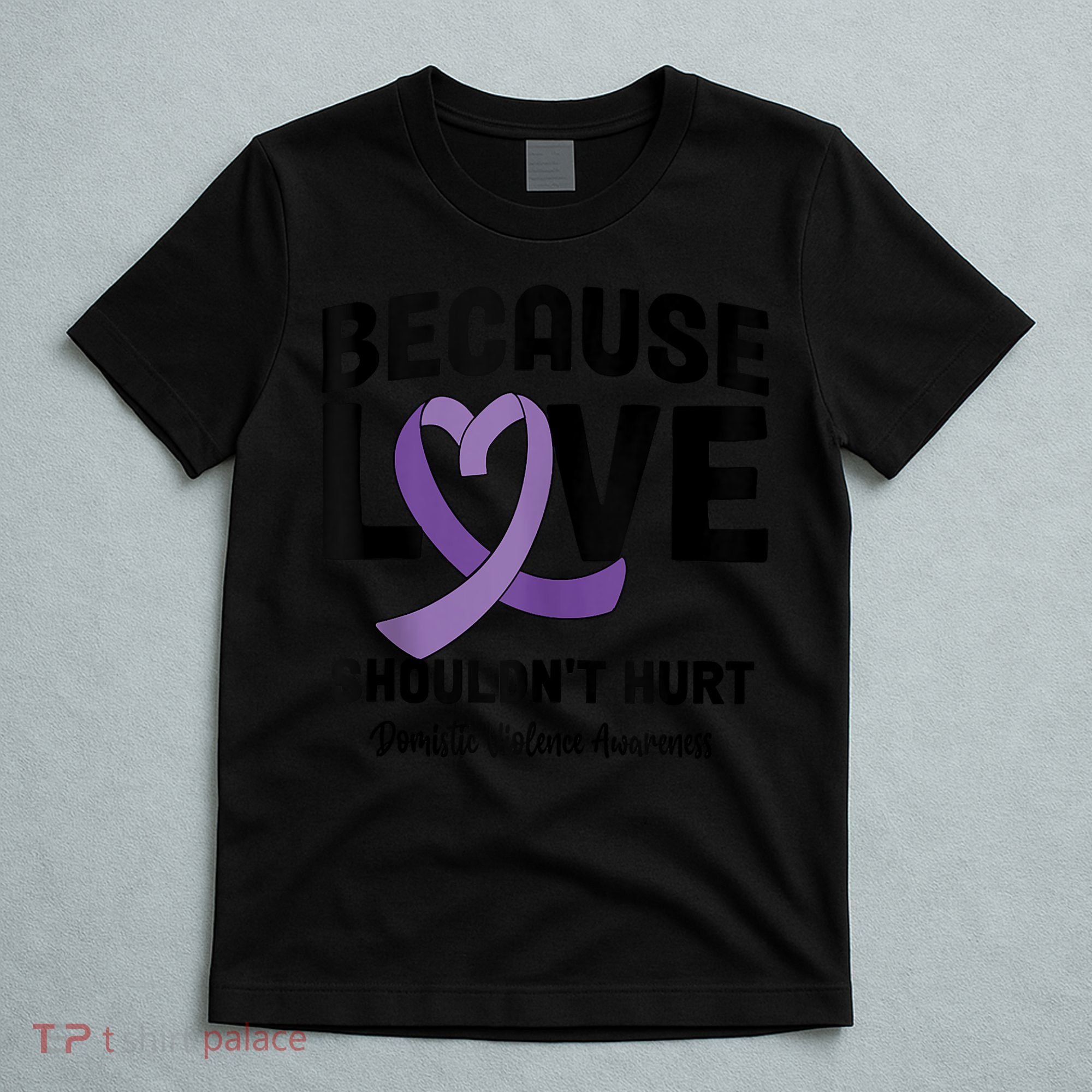 In October Awareness Domestic Violence Awareness Purple T-Shirt