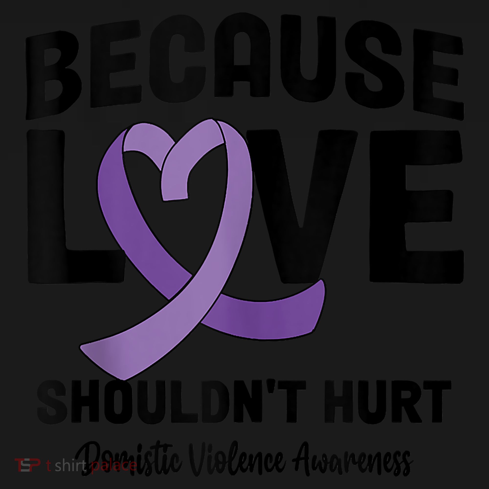 In October Awareness Domestic Violence Awareness Purple T-Shirt