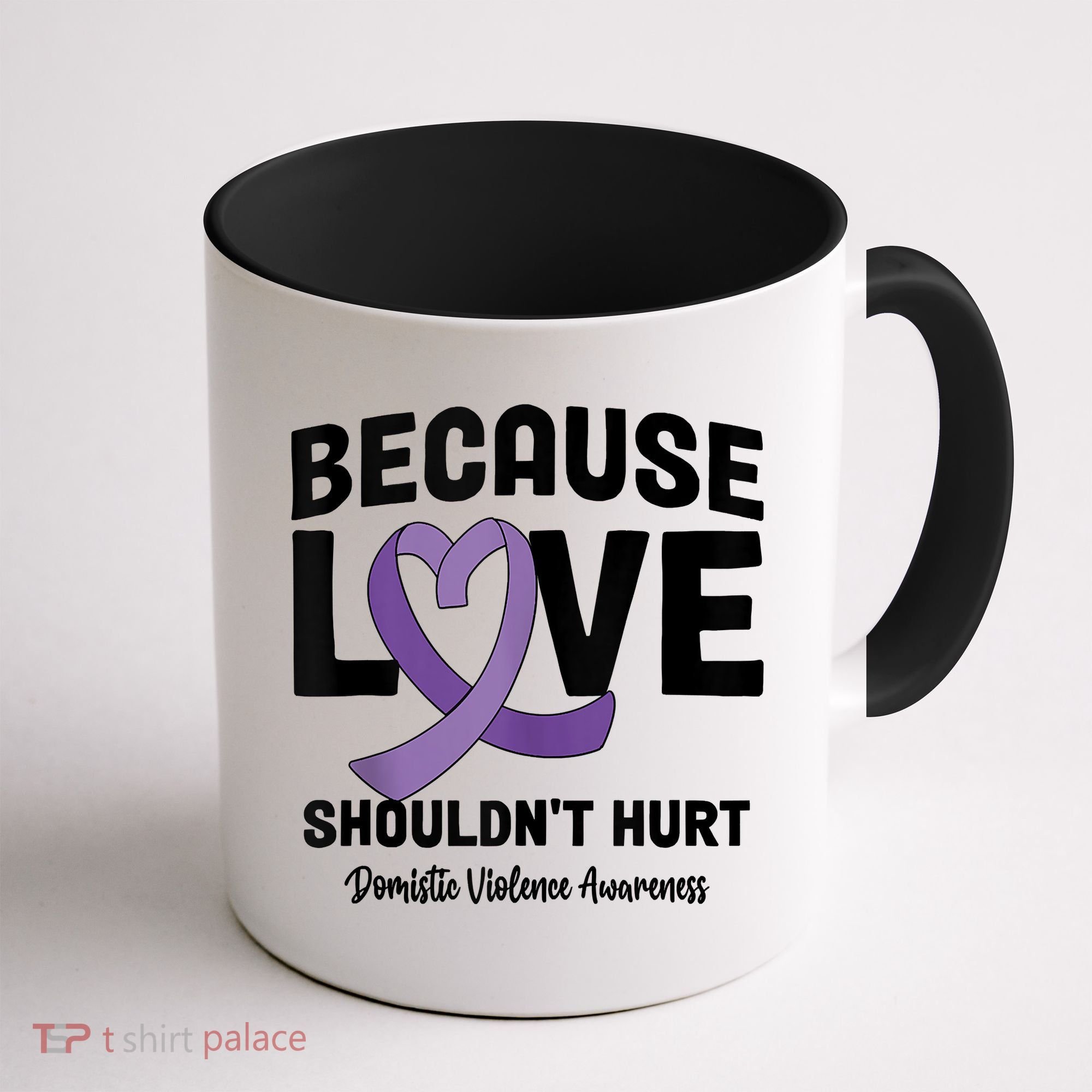 In October Awareness Domestic Violence Awareness Purple Coffee Mug