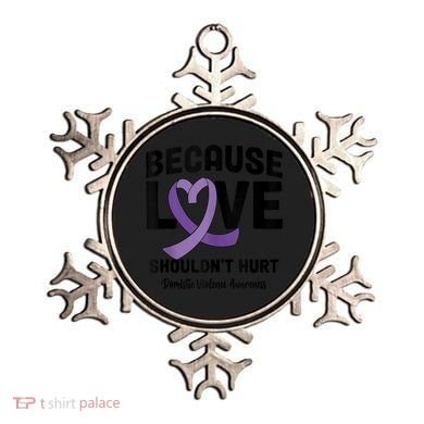 In October Awareness Domestic Violence Awareness Purple Ornament