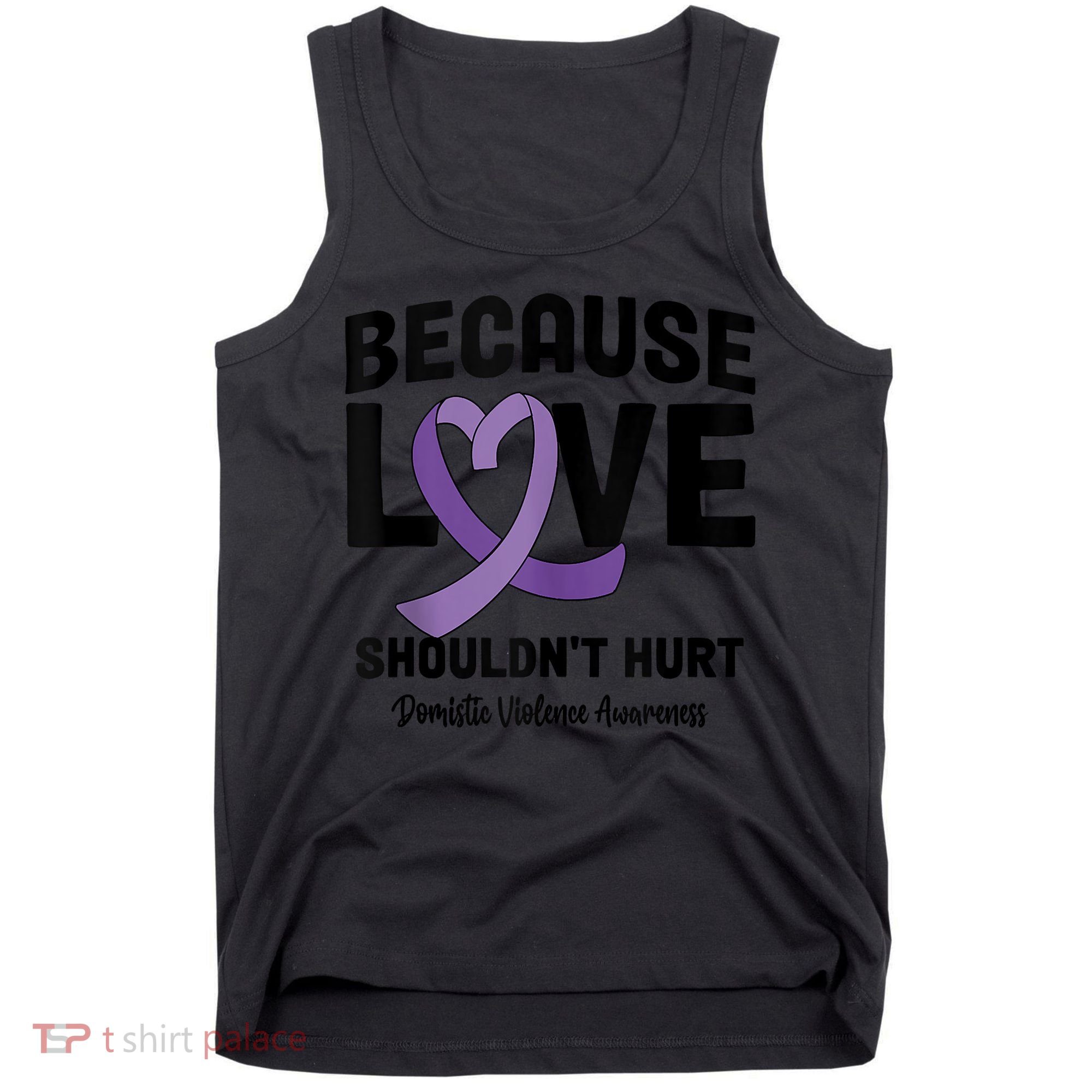 In October Awareness Domestic Violence Awareness Purple Tank Top