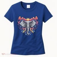 Illustration Of An Elephant Sunrise Women's T-Shirt thumb 0