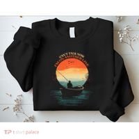 IM On Another Line Fisherman Angler Kayak Fishing Pun Sweatshirt thumb 2