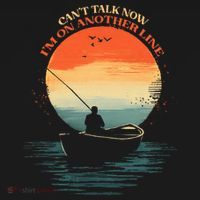 IM On Another Line Fisherman Angler Kayak Fishing Pun Toddler Hoodie thumb 2