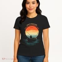 IM On Another Line Fisherman Angler Kayak Fishing Pun Women's T-Shirt thumb 4