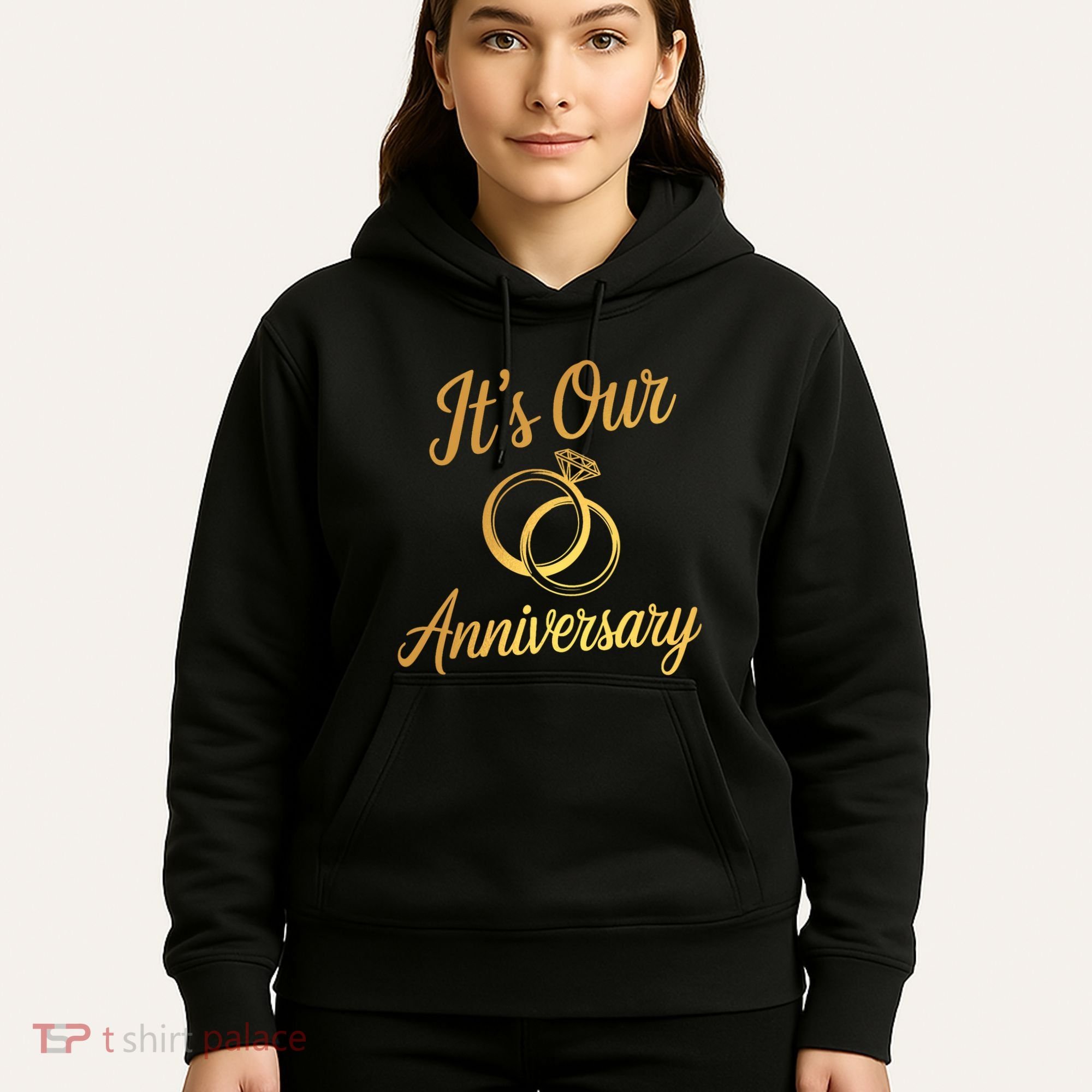 ItS Our Anniversary Shirts For Married Couples Husband Wife Hoodie