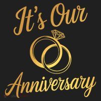 ItS Our Anniversary Shirts For Married Couples Husband Wife Beanie thumb 2