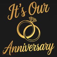 ItS Our Anniversary Shirts For Married Couples Husband Wife Women's Hoodie thumb 2