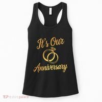 ItS Our Anniversary Shirts For Married Couples Husband Wife Women's Tank Top thumb 0