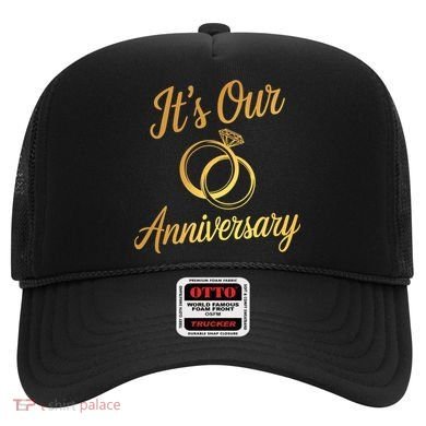 ItS Our Anniversary Shirts For Married Couples Husband Wife Hat
