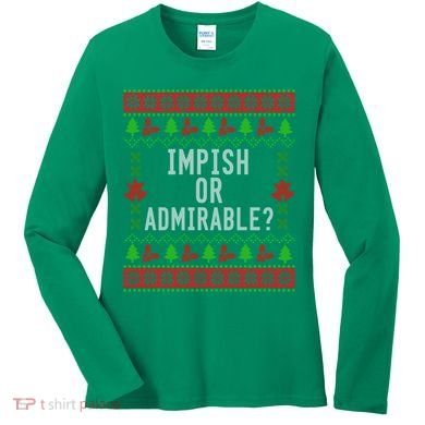 Impish Or Admirable Women's Long Sleeve Shirt