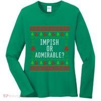Impish Or Admirable Women's Long Sleeve Shirt thumb 0